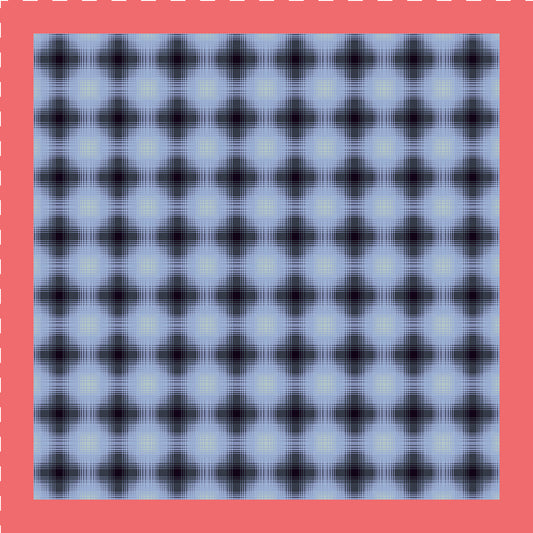 SansPlomb Fazzoletto da taschino, pochette con bordo in seta di alta qualità, stampata con un disegno plaid - 100% Made in Italy